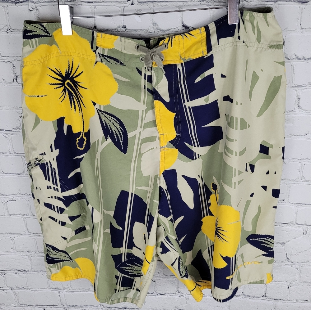 BODY GLOVE | floral flower surf board shorts